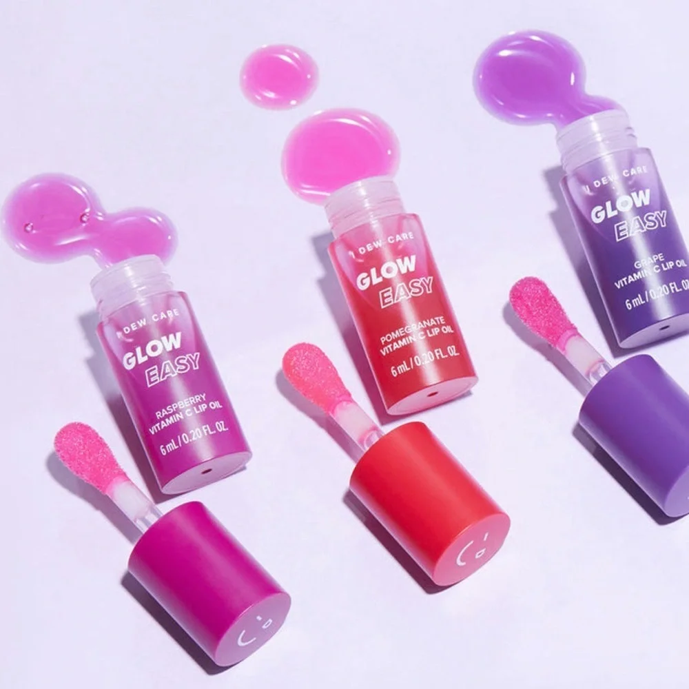 glow easy vitamin c lip oil SWATCHES | Lip | I Dew Care Glow Easy
